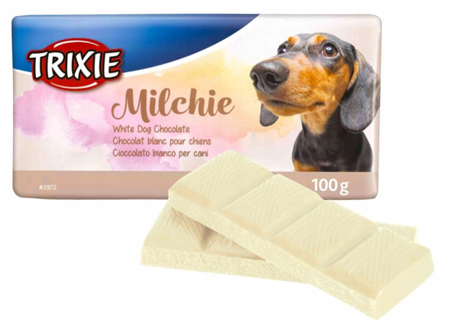 TRIXIE CZEKOLADA BIAŁA DLA PSA 100G