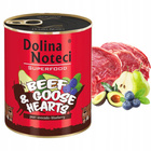 Dolina Noteci Superfood mokra karma dla psa 800g Wołowina Gęś