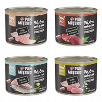 Pan Mięsko Karma dla kota mokra Mix 4 x 200g