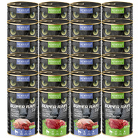 SUPER RAFI Cat karma mokra dla kota mix smaków 24 x 400g