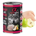 ALPHA SPIRIT Karma mokra dla psa Indyk 400g