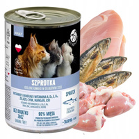 PET REPUBLIC Karma mokra dla kota Szprotka 400g