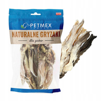 PETMEX Ucho Królika z futrem Naturalny Gryzak dla psa 100g