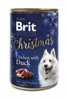 BRIT Premium By Nature CHRISTMAS karma mokra dla psa kaczka 6 x 400g