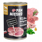 Pan Mięsko Miejska Miska Gaczoo karma mokra dla psa mix smaków 40 x 400g