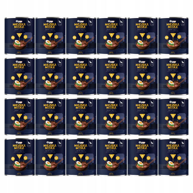 Gaczoo Miejska Miska bezzbożowa karma mokra dla psa Ramen 24 x 800g