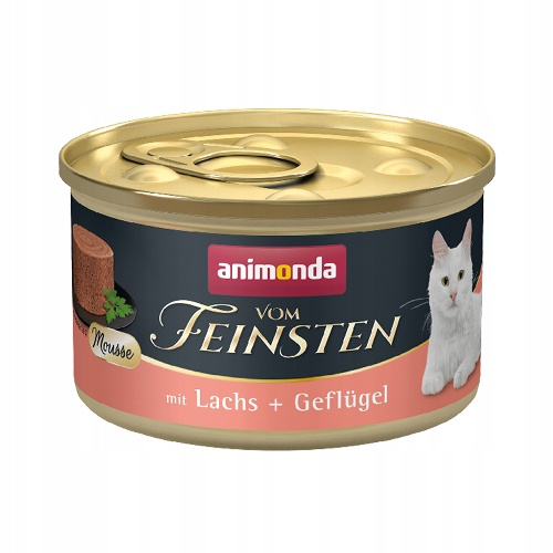 Animonda Vom Feinsten Mousse mokra karma dla kota 85g łosoś drób