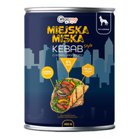 Gaczoo Miejska Miska bezzbożowa karma mokra dla psa Kebab Jagnięcy 400g