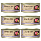 GRANDORF zdrowa karma mokra dla kota Tuńczyk Małże 6 x 70g Bezzbożowa