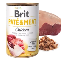 BRIT Pate & Meat mokra karma dla psa Kurczak 400g