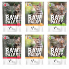 RAW PALEO Karma mokra dla kociąt mix smaków 6 x 100g Bezzbożowa