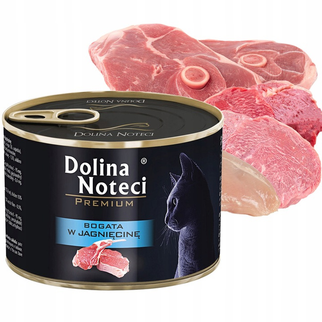 DOLINA NOTECI Premium Karma Mokra dla kota mix smaków 40 x 185 g bezzbożowa