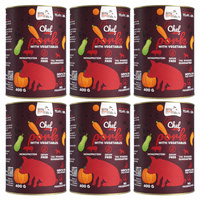 Syta Micha Chef karma mokra dla psa wieprzowina z warzywami 6 x 400g