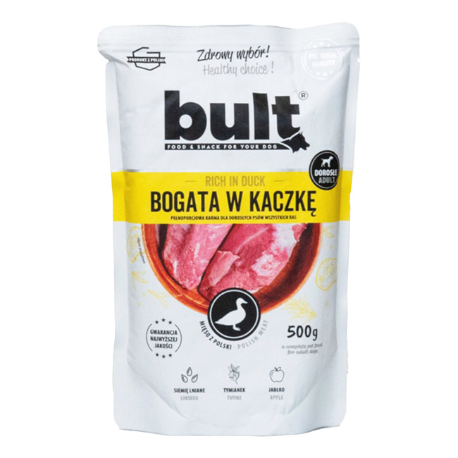 BULT Karma mokra dla psa Kaczka 500g