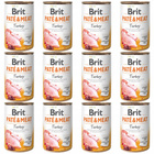 Brit Pate & Meat 12 x 400g Turkey mokra karma dla psa