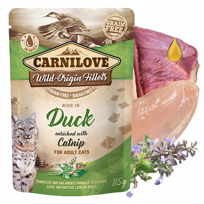 CARNILOVE CAT POUCH Mix smaków mokra karma dla kota 30 x 85g bezzbożowa