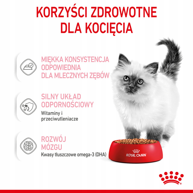 ROYAL CANIN Kitten Instinctive karma mokra w sosie dla kociąt 24 x 85g