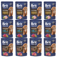 Brit By Nature Fillets in Gravy 12 x 85g Mix mokra karma dla psów