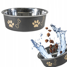 BARRY KING MISKA Antypoślizgowa Czarna Nadruk 0,7l