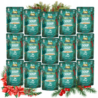 BRIT CHRISTMAS SOUP karma mokra zupa dla kota Wołowina 15 x 75g