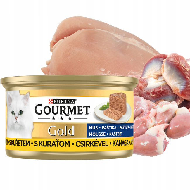 PURINA Gourmet Gold karma mokra dla kota mix smaków 16 x 85g