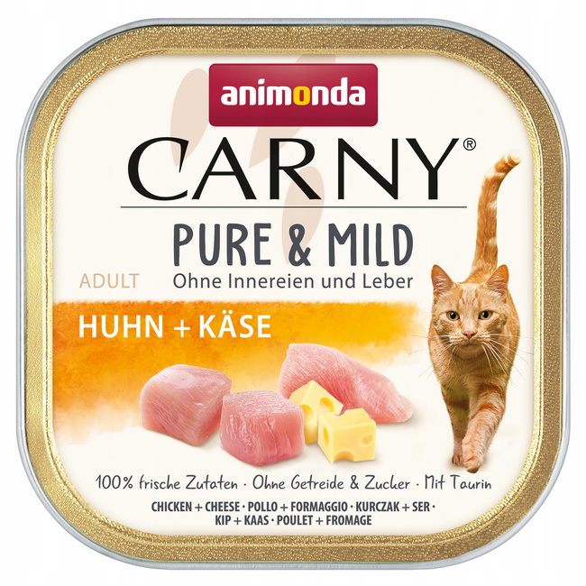 ANIMONDA Carny Pure & Mild karma mokra dla kota Kurczak z serem 100g
