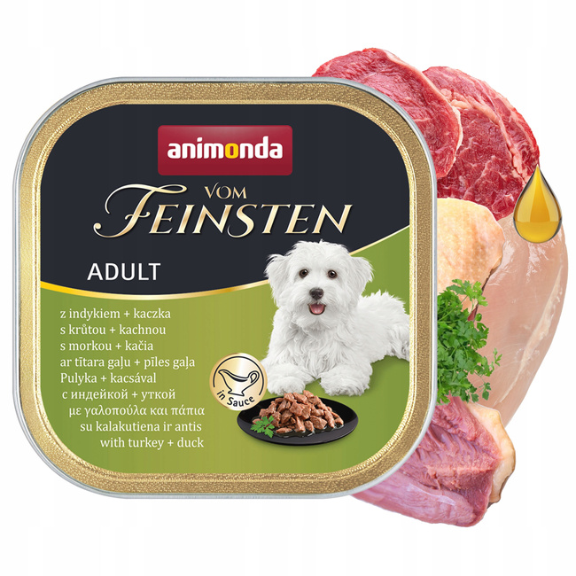 ANIMONDA Vom Feinsten Sos mokra karma dla psa Mix Smaków 6 x 150g