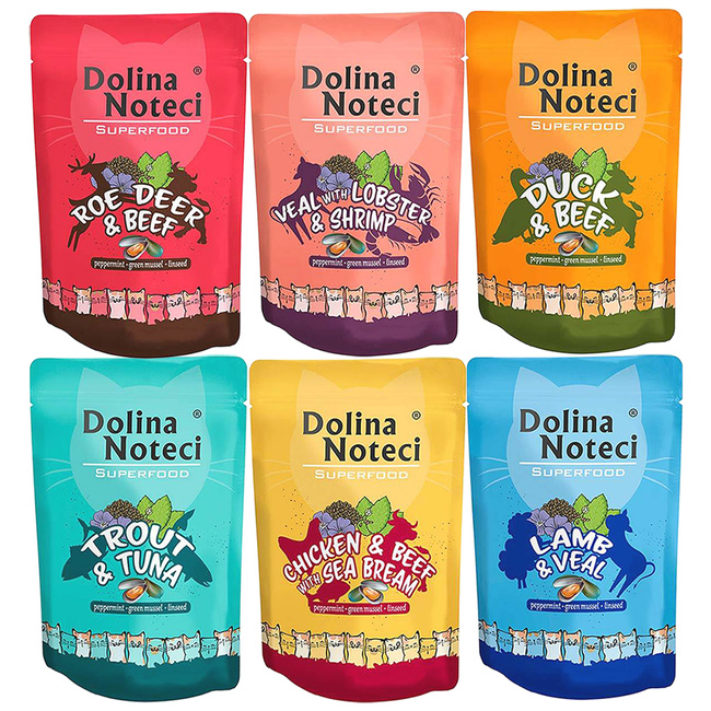 Dolina Noteci Superfood 120 x 85g mix karma mokra dla kota