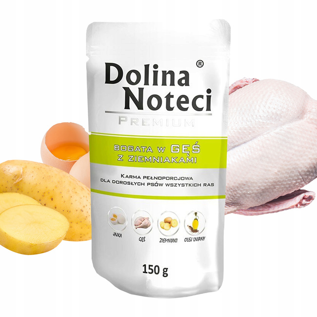 Dolina Noteci Premium mokra karma dla psa Gęś 150g