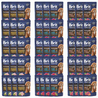 Brit By Nature Fillets in Gravy 48 x 85g Mix mokra karma dla psów