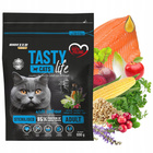BIOFEED TASTY CATS LIFE STERILISED Łosoś karma sucha dla kota 600g zdrowa