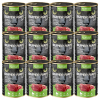 SUPER RAFI Cat karma mokra dla kota dziczyzna 12 x 400g