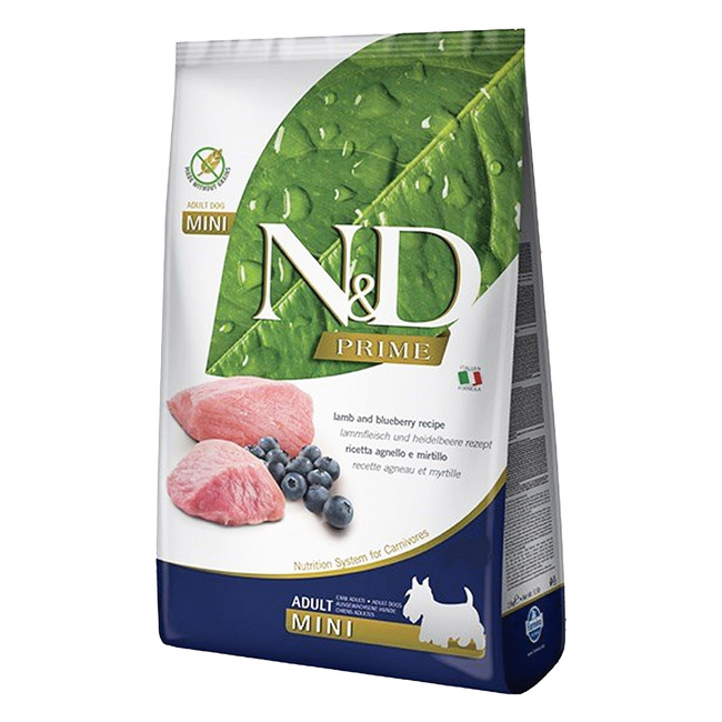 FARMINA N&D PRIME zdrowa karma sucha dla psa Mini Adult Jagnięcina 7kg