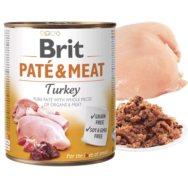 Brit Pate & Meat 8 x 800g mix mokra karma dla psa