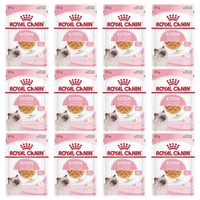 ROYAL CANIN Kitten Instinctive karma mokra w galaretce dla kociąt 12 x 85 g