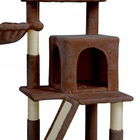 Drapak dla kota Gaczoo domek legowisko brązowy 50 x 50 x 96 cm