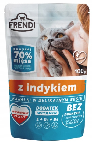 FRENDI Karma mokra dla kota Mix Smaków 24x100g
