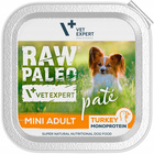 RAW PALEO PATE Mini Adult Indyk karma dla psa mokra 150g monobiałkowa
