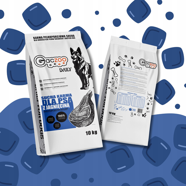 Sucha karma dla psa Gaczoo Daily Kaczka 10 kg Adult Dog z Witaminami