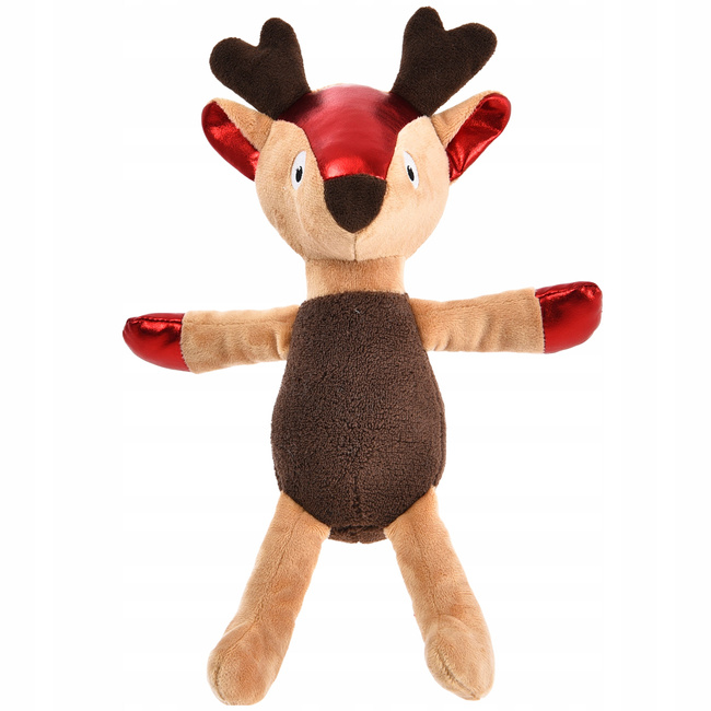 BARRY KING Renifer pluszowy brązowy zabawka dla psa 23 cm x 31 cm