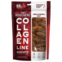 WIEJSKA ZAGRODA COLLAGEN Ciasteczka kolagenowe przysmak psa Wołowina 90g