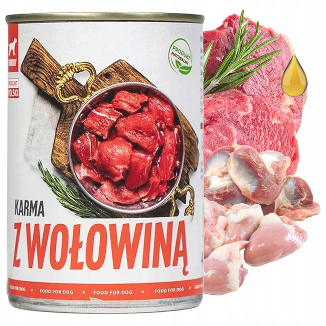 TUF TUF Karma mokra dla psa Wołowina 800g