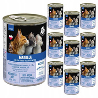 PET REPUBLIC Karma mokra dla kota Makrela 10 x 400g