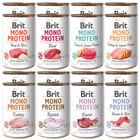 Brit Mono Protein 16 x 400g Mix mokra karma dla psa