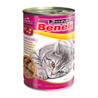 BENEK Chunks Karma mokra dla kota Wołowina 415g
