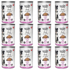 Karma mokra TUF TUF dla psa KAWAŁKI W SOSIE Jagnięcina 12 x 415g