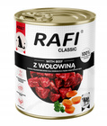Dolina Noteci Rafi Classic karma mokra dla psa Wołowina 24 x 800g