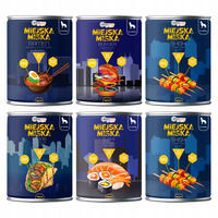 Gaczoo Miejska Miska bezzbożowa karma mokra dla psa Mix smaków 6 x 400g