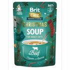 BRIT CHRISTMAS SOUP karma mokra zupa dla kota Wołowina 15 x 75g