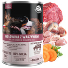 PET REPUBLIC kawałki sos Wołowina z Warzywami karma dla psa mokra 6 x 1250g